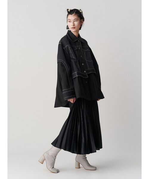 美品★ オリガミプリーツスカートグロッシー セール】ORIGAMI PLEATS SK GS / オリガミプリーツスカート