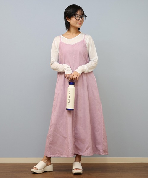 【韓国ブランド】ヒラヒラポピエロングワンピースN473 BILLABONG ワンピース BILLABONG/ビラボン キャミワンピース