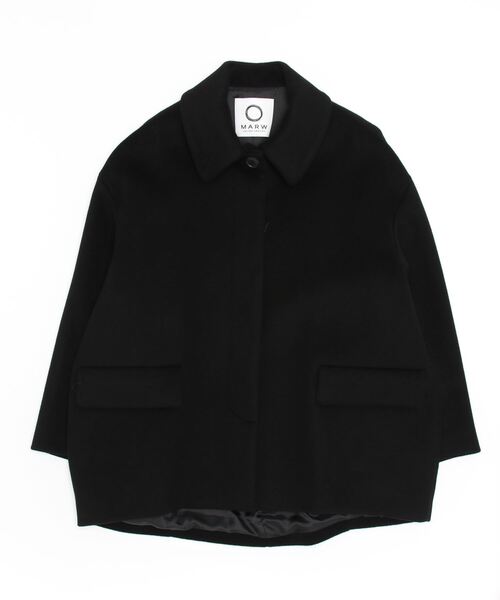 MARW UNITED ARROWSショートトレンチコート　即完品ブラック36 MARW UNITED ARROWS（マルゥ ユナイテッドアローズ）の「＜MARW UNITED