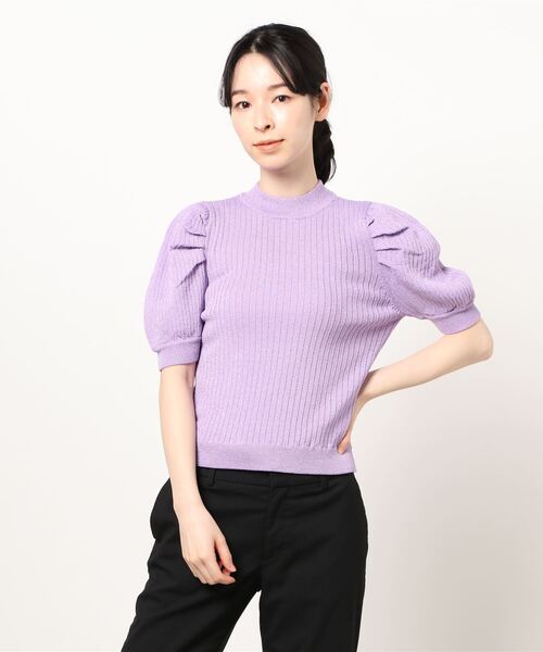 「jouetie」 半袖ニット MEDIUM ブラック レディース jouetie 「jouetie」 半袖ニット MEDIUM ブラック レディース