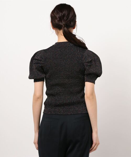 「jouetie」 半袖ニット MEDIUM ブラック レディース jouetie 「jouetie」 半袖ニット MEDIUM ブラック レディース
