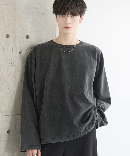 ASTRONOMY tシャツ ピグメント加工ビッグシルエットロンT メンズ