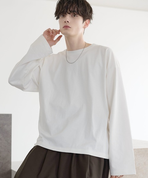 ASTRONOMY tシャツ ピグメント加工ビッグシルエットロンT メンズ
