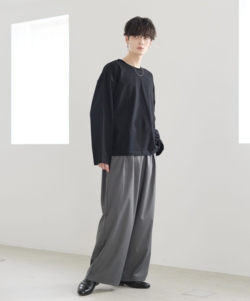 ASTRONOMY tシャツ ピグメント加工ビッグシルエットロンT メンズ