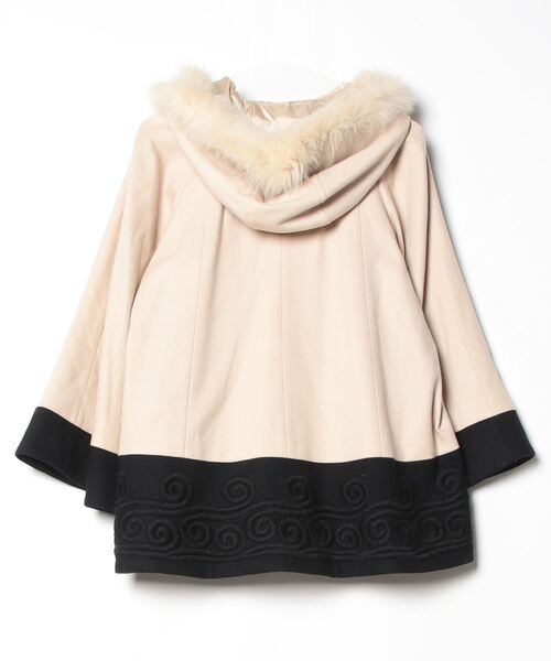 「GRACE CONTINENTAL」 ダッフルコート 36 ベージュ レディース_画像2