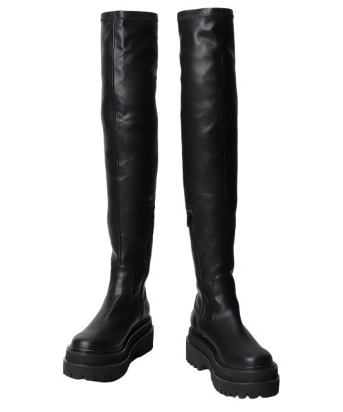 「EIMY ISTOIRE」 ロングブーツ M ブラック レディース_画像2