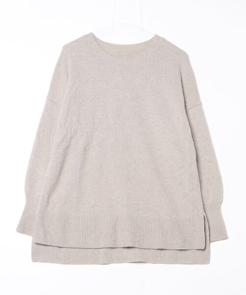 MUSE de Deuxieme Classe 「MUSE classe」 長袖ニット - ベージュ