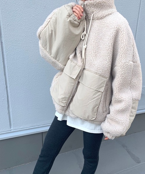 CANAL JEAN（キャナルジーン） ブルゾン ONE SIZE ベージュ レディース