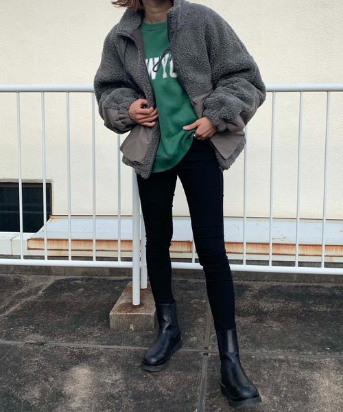 CANAL JEAN（キャナルジーン） ブルゾン ONE SIZE ベージュ レディース