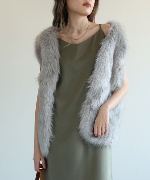 「Jasmine Grandiflorum」 ベスト MEDIUM ベージュ レディース