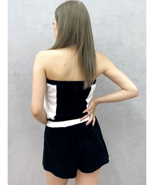 GYDA チューブトップ ベアトップ 2WAYレースアップベアトップス