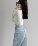 ジーンズ デニム デニムパンツ blackdi...の詳細画像3