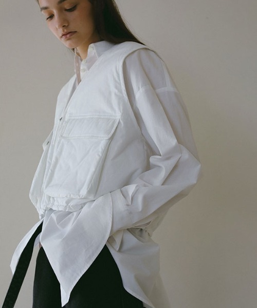 ETRE TOKYO（エトレトウキョウ） ブラウス シャツ フィッシングベスト