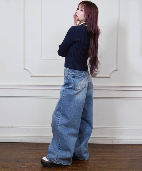 Fickle Bebe（フィクルベベ） ジーンズ デニム デニムパンツ bebe