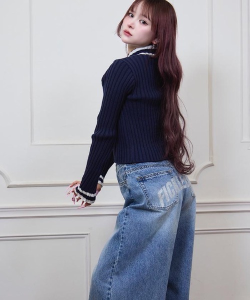 Fickle Bebe（フィクルベベ） ジーンズ デニム デニムパンツ bebe