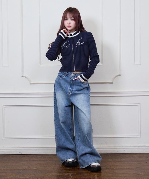 Fickle Bebe（フィクルベベ） ジーンズ デニム デニムパンツ bebe