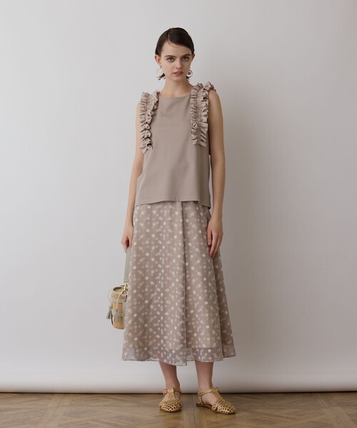 GRACE CONTINENTAL（グレースコンチネンタル） フリルカットトップ