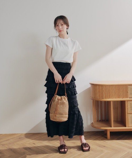 デコンストラクテッドデザイン クロシェ かごバッグ デコンストラクテッドデザイン クロシェ かごバッグ (PRADA/かご