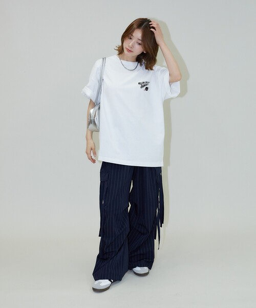 【SOLD】PUBLUX猫プリントTシャツ黒 PUBLUX/スリーキャット アニマル プリントTシャツ 限定展開
