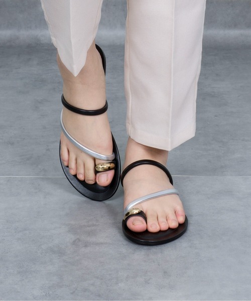 新品未使用　CORSO ROMA 9 フラットサンダル セール】CORSO ROMA 9/メッシュフラットサンダル（サンダル