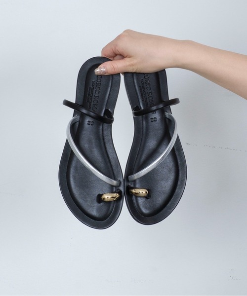 【極美品】CORSO ROMA 9 レザー トング サンダル ストラップ Amazon | CORSO ROMA 9 サンダル クロス コルソローマ フラット