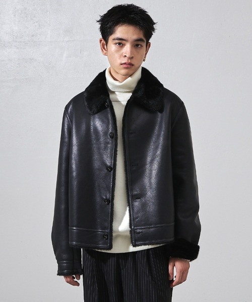 Lui's 「Lui's」 レザーブルゾン S ブラック メンズ : ZOZOTOWN Yahoo