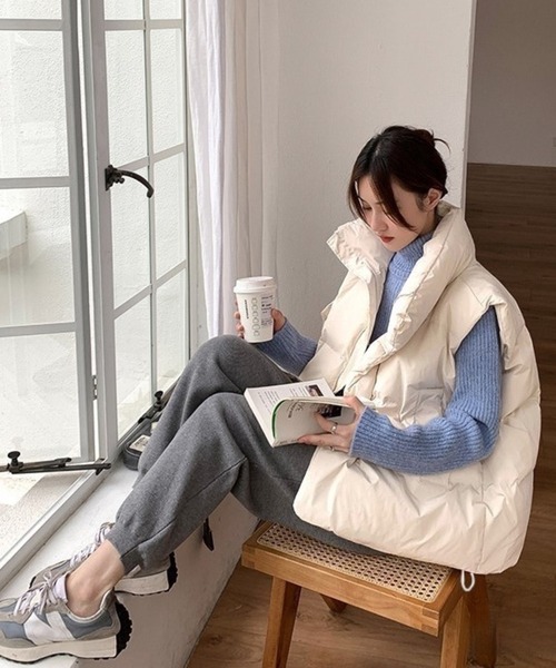 「Chaco closet」 「inolve」ベスト FREE アイボリー レディース_画像2