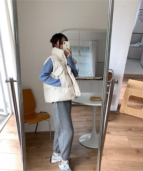 「Chaco closet」 「inolve」ベスト FREE アイボリー レディース_画像5