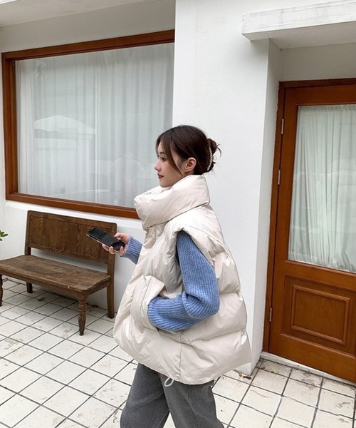 「Chaco closet」 「inolve」ベスト FREE アイボリー レディース_画像7