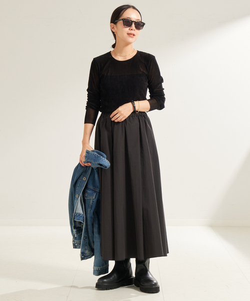 【新品】Plage PAISLEY ROMANCE スカート Cotton Double Flower Print Skirt | Pasand by ne Quittez pas