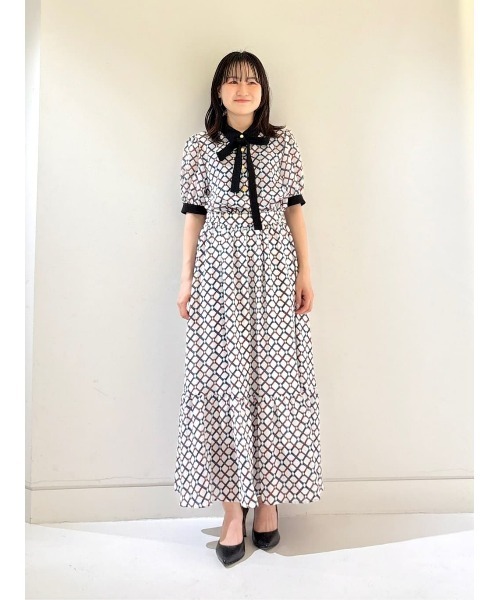 ルルウィルビー ロープリングプリントワンピース LOULOU WILLOUGHBY ワンピース 「LOULOU WILLOUGHBY」ロープ