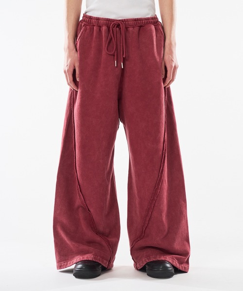 【ちー】 Vintage Like スウェットパンツ kutir パンツ VINTAGE LIKE WIDE SWEAT PANTS/ヴィンテージ