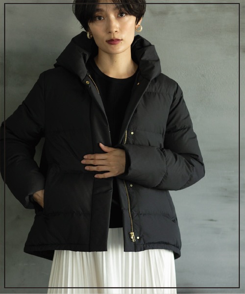 「OPAQUE.CLIP」 ダウンジャケット 40 ブラック レディース_画像8