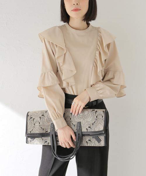 「Spick & Span」 ドルマンスリーブブラウス FREE ブラック レディース Spick＆Span 「Spick & Span」 ドルマンスリーブブラウス