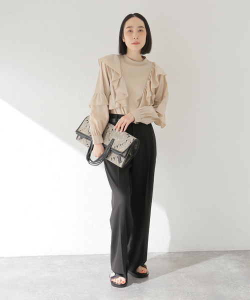 「Spick & Span」 ドルマンスリーブブラウス FREE ブラック レディース Spick＆Span 「Spick & Span」 ドルマンスリーブブラウス