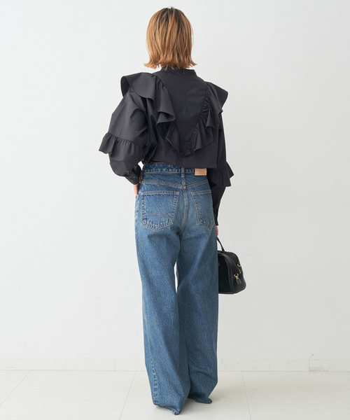 「Spick & Span」 ドルマンスリーブブラウス FREE ブラック レディース Spick＆Span 「Spick & Span」 ドルマンスリーブブラウス