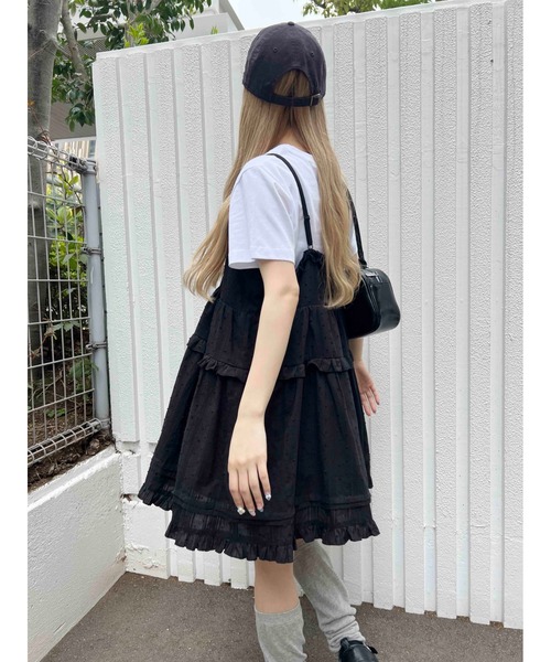 レースフリルミニワンピース♡春夏デートや女子会に最適！シンプルで可愛い WC ワンピース コットンレースフリルミニワンピース : ZOZOTOWN