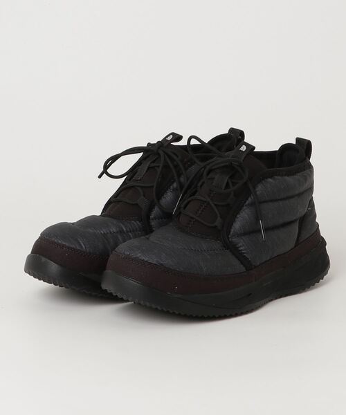 ★新品★ THE NORTH FACE ブラック スニーカー THE NORTH FACE 「THE FACE」 ハイカットスニーカー 24cm