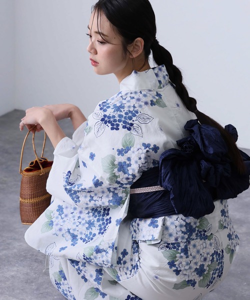 セパレート浴衣　二部式　新品 浴衣 セパレート 二部式 ラメ入り 天然冷感 レディース 女物