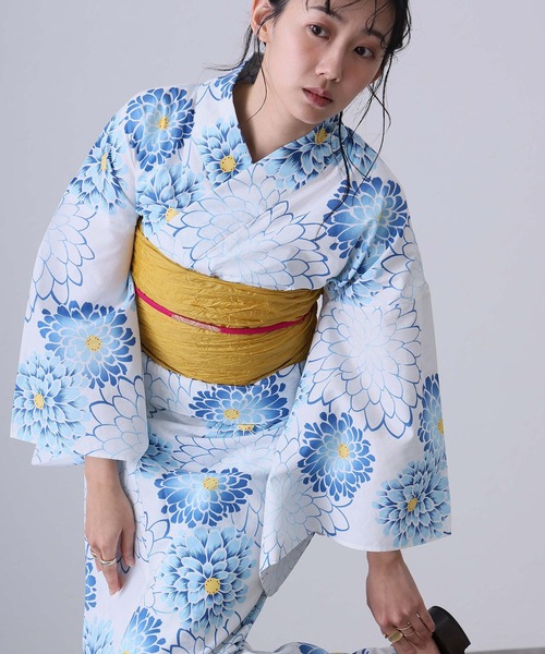 yulie 浴衣 「セパレート 二部式 」二部式浴衣 1人で着られる