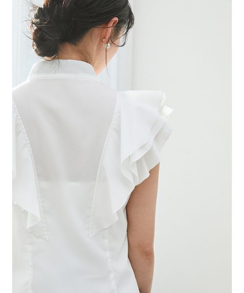 SNIDEL フリルボウタイブラウス スナイデル SNIDEL フリルボウタイブラウス （GRY