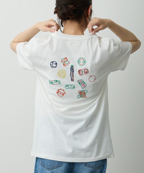 【Lani】半袖Tシャツ Lipoy tシャツ 半袖 ニンジンくん刺繍入り半袖T レディース : ZOZOTOWN