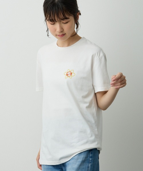 tシャツ ニンジンくん刺繍入り半袖T レディース tシャツ ニンジンくん刺繍入り半袖T レディース : ZOZOTOWN