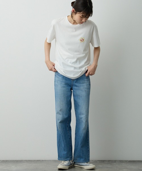 tシャツ ニンジンくん刺繍入り半袖T レディース tシャツ ニンジンくん刺繍入り半袖T レディース : ZOZOTOWN
