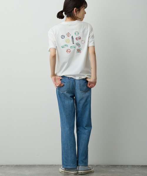 【Lani】半袖Tシャツ Lipoy tシャツ 半袖 ニンジンくん刺繍入り半袖T レディース : ZOZOTOWN