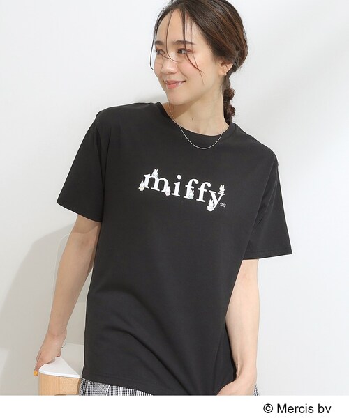 Miffy（ミッフィー） tシャツ 「miffy」グラフィックTシャツ