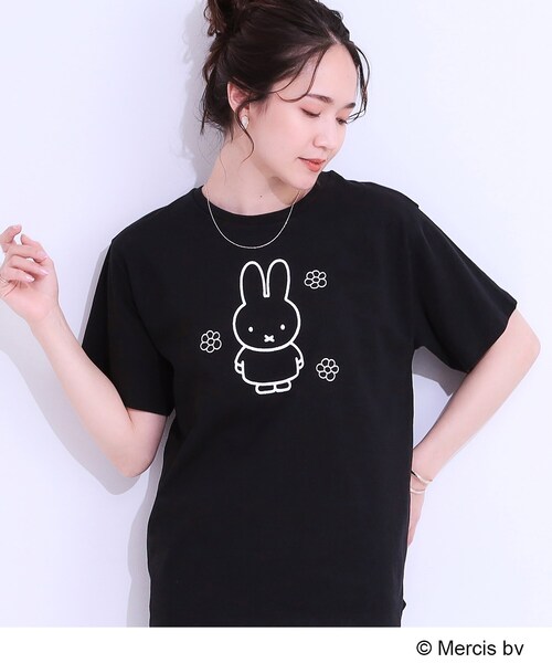 トップス miffy Miffy（ミッフィー） tシャツ 「miffy」グラフィックTシャツ