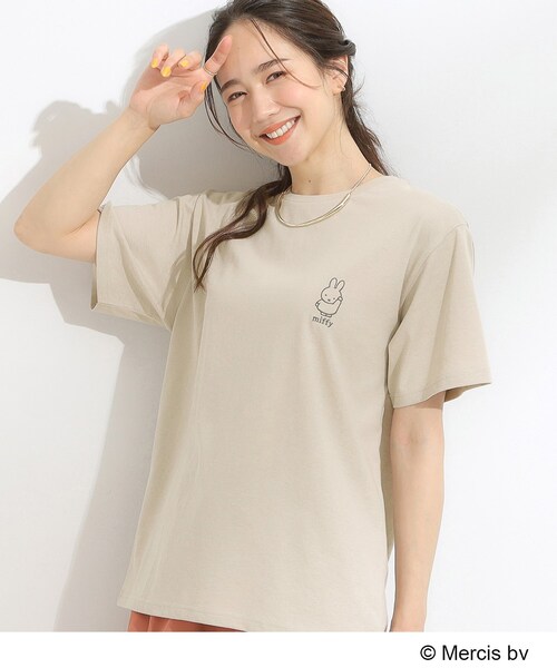 Miffy（ミッフィー） tシャツ 半袖 「miffy」グラフィックTシャツ