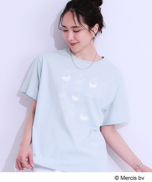 Miffy（ミッフィー） tシャツ 「miffy」グラフィックTシャツ
