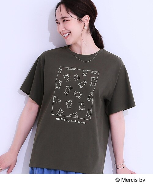 Miffy（ミッフィー） tシャツ 「miffy」グラフィックTシャツ